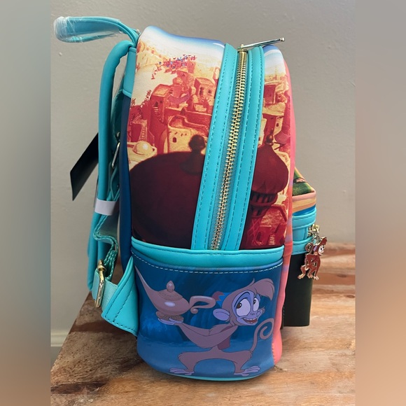 Loungefly Aladdin Princess Scenes Mini Backpack - Picture 4 of 9